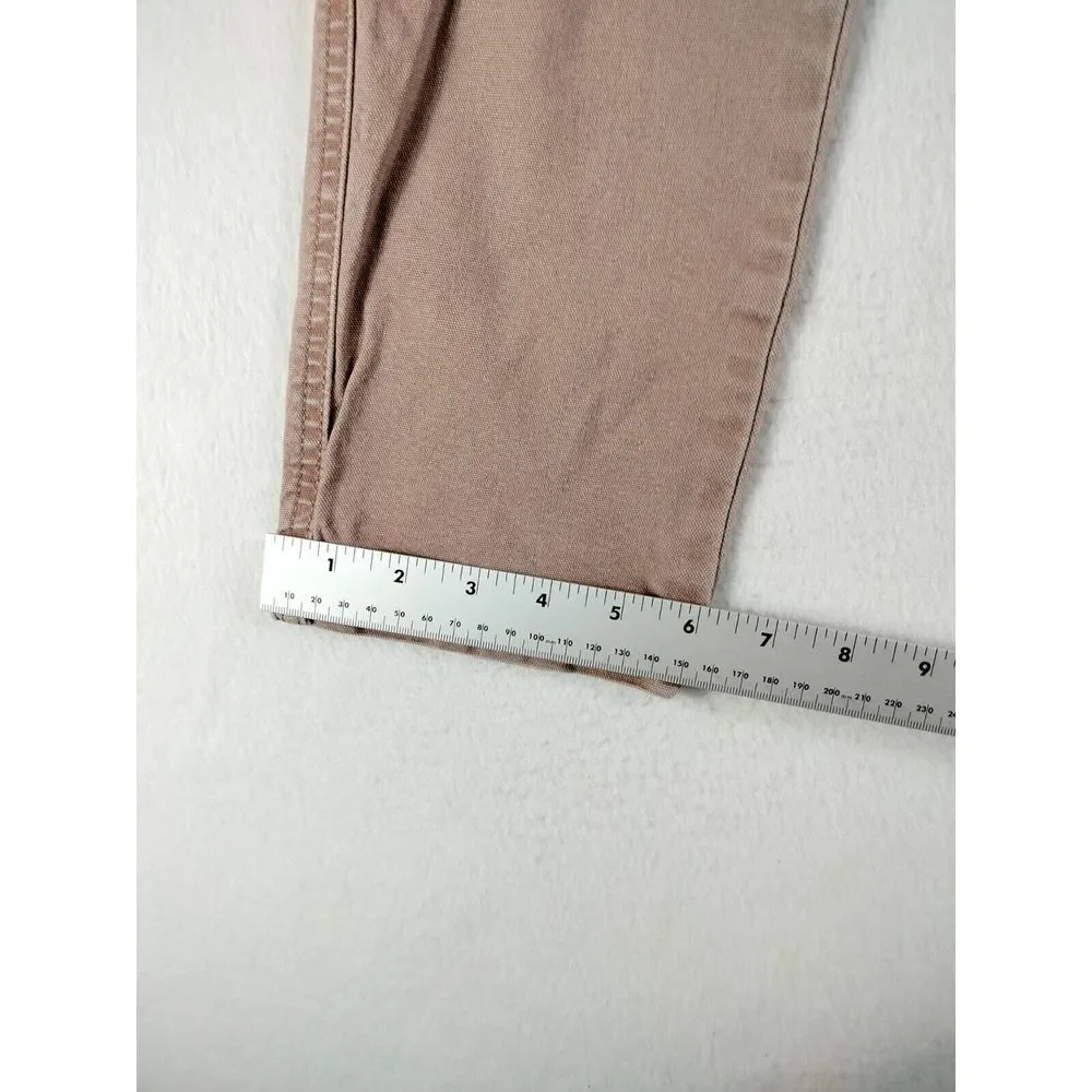Universal Thread Cargo Jeans Women 2 Red Y2K Classiccore Normcore High Rise Slim